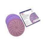 3M 3M209 - 732U Sanding Disc 14 Disc Multi Pack Cubitron II &trade; Xtract&trade; Hookit&trade; (Hook and Loop) Attachment Clean Sand Multi-Hole Dust Extraction