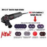 3M 3M210 - 4.5-5" Electric Angle Grinder and with Paddle Switch 120V 13 Amps 1900W