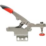 Armor Tools AT120 - Auto Adjust Verticle Toggle Clamp - Medium Profile with Horizontal Base Plate Armor Auto Adjust In-Line Toggle Clamp with Angled Base Plate - 450lbs Holding Capacity, 25-250 lbs. Clamping Force