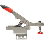 Armor Tools AT121 - Auto Adjust Horizontal Toggle Clamp with Vertical Base Plate - 450 lbs Holding Capacity, 25-250 lbs. Clamping Force