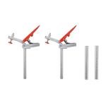 Armor Tools AT162 - 2-Each Horizontal Dog Clamps with Extra Posts