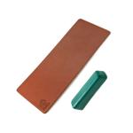 BeaverCraft BVR107 - Leather Strop & Green Polishing Compound