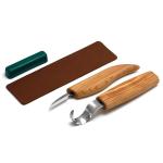 BeaverCraft BVR128 - Right-Handed Spoon Carving Set with Detail Knife