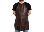 BeaverCraft BVR156 - Adjustable Brown Leather Work Apron