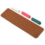 BeaverCraft BVR162 - Long Leather Strop for Honing with 3 Polishing Compounds (Green, White, Red)