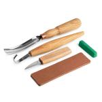 BeaverCraft BVR167 - Spoon Carving Set (3 tools  + accessories)