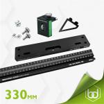 Benchdog Tools BD113 - Imperial Precision Cross-Cut System Fence Kit for Festool CSC SYS Table Saw with Micro Adjust Flip Stop