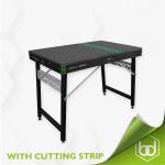 Benchdog Tools BD134 - ULTRA MFT Portable Knockdown Workstation - Black Fibralux MR Top with Cutting Strip