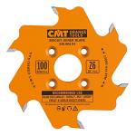 CMT Orange Tools CMT481 - CMT 240.006.04 Biscuit Joiner Blade, 4-Inch Diameter x 6 Teeth, PTFE-Coated