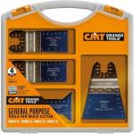 CMT Orange Tools CMT475 - 4-Piece Multipurpose Set for Oscillating Multi-Tools for Cutting Wood and Metal