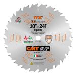 CMT Orange Tools CMT119 - ITK Xtreme Orange Chrome Thin Kerf 10" Ripping Blade, 24-Teeth, Alternate Top Bevel 0.102" Kerf