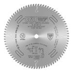 CMT Orange Tools CMT127 - Chrome Carbide Full Kerf 10" Double-Sided Laminate / Melamine Crosscutting Blade, 80-Teeth, Triple Chip Grind, 0.126" Kerf