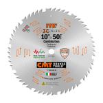CMT Orange Tools CMT135 - ITK Xtreme Orange Chrome Thin Kerf 10" Combination Blade, 50-Teeth, Alternate Top Bevel, 0.102" Kerf
