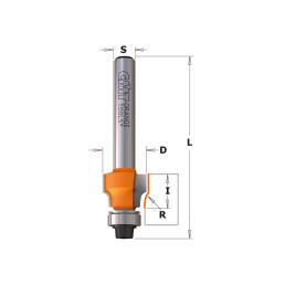 CMT Orange Tools 937.722.11 - frees r.convex, met ruit. hm s 12 d 25.4 r 6.4