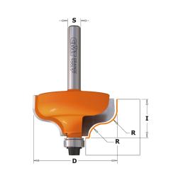 Fraise (router Bit) Vermont American - Rayon Roman Ogee 5/32", Tige 1/4" Carbure - Réf. 23149 - Neuf
