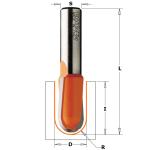 CMT Orange Tools CMT234 - Round Nose Router Bits 2 Flutes Carbide Tipped