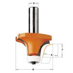 CMT Orange Tools CMT252 - Solid Surface Rounding Over Bowl Router Bits, Carbide Tipped