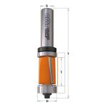 CMT Orange Tools CMT258 - Super Duty Flush Trim Carbide Tipped Router Bit with Bearing