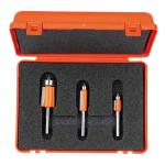 CMT Orange Tools CMT406 - 3-Piece Flush Trim Bit Set Carbide Tipped