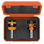 CMT Orange Tools CMT415 - Adjustable Rail and Stile Door Shaker Router Bit Set Carbide Tipped