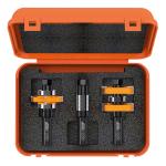 CMT Orange Tools CMT416 - Adjustable Tongue & Groove Bit Sets For Mission Style Cabinet Doors Carbide Tipped