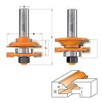 CMT Orange Tools CMT428 - Rail & Stile Door Router Bit Set Carbide Tipped