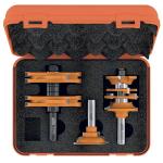 CMT Orange Tools CMT438 - 3 Piece Entry & Interior Door Carbide Tipped Router Bit Set
