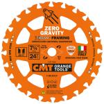 CMT Orange Tools CMT454 - Zero Gravity 7-1/4" Xtreme Framing Saw Blade for Cordless and Corded Circular Saws 24 Teeth