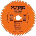 CMT Orange Tools CMT514 - General Purpose Blade Compatible W Festool 210Mm O 64 Teeth 30Mm Arbor 15 Hook Angle 15 Alternate Top Bevel Atb Grind 292 210 64M