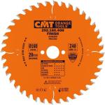 CMT Orange Tools CMT518 - Fine Finish Track Saw Blade (Compatible with Festool) - 160mm &Oslash;, 40 Teeth, 20mm Arbor, 10&deg; Hook Angle, 15&deg; Alternate Top Bevel (ATB) Grind