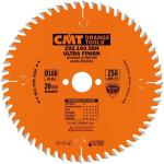 CMT Orange Tools CMT519 - Ultra Fine Finish Track Saw Blade (Compatible with Festool) - 160mm &Oslash;, 56 Teeth, 20mm Arbor, 15&deg; Hook Angle, 15&deg; Alternate Top Bevel (ATB) Grind