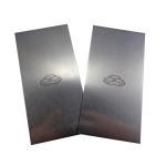 Crown Tools CT103 - Crown Hand Tools Sheffield UK Steel 2 Piece Rectangular 2-1/2" x 5" Cabinet Scraper Set 375