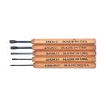 Dockyard Tools DYT107 - 5-Piece Micro Carving U-Gouge Set