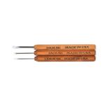 Dockyard Tools DYT112 - 3-Piece Micro Carving Tools Skew Chisel Set