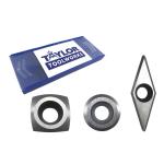 Easy Wood Tools EWT203 - Set of 3 Negative Rake Carbide Cutters (Ci0-NR, Ci1-R2-NR, Ci4-NR)