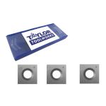 Easy Wood Tools EWT195 - Set of 3 Ci6-SQ Square Replacement Carbide Cutters #12406