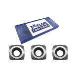 Easy Wood Tools EWT208 - Set of 3 Ci2-R2-NR Square Negative Rake Carbide Cutters #2600NR