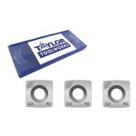 Easy Wood Tools EWT192 - Set of 3 Ci2-R2 Square Replacement Carbide Cutters #2600