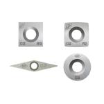 Easy Wood Tools EWT214 - Set Of 4 Easy Wood Tools Carbide Cutters Ci3 Ci2 Sq Ci2 R2 And Ci7
