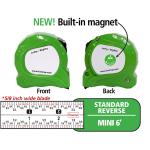 FastCap FC164 - Standard Reverse Mini Tape Measure 6"