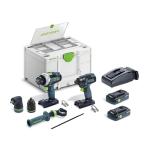 Festool FES127 - Impact Driver and Drill Set TID 18 HPC I-Set TPC 18/4