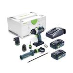 Festool FES136 - Cordless Drill TPC 18/4 HPC4,0 I-Set QUADRIVE