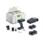 Festool FES150 - Cordless Drill T18+3 HPC 4,0 I-Set