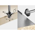 Festool FES704 - Chamfer Cutter S8 HW 30&deg; D25-KL OFK