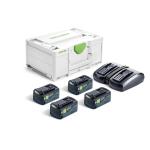 Festool FES906 - Energy Set SYS 18V 4xHP5/TCL6DUO