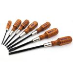 Grace USA GU101 - 7-Piece Wood Screwdriver Set