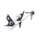 iGaging IG156 - 12" 4 Piece Combination Square with Center and Protractor Heads with E/M Graduations in 1/8", 1/16", .5mm and mm.