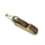 Ironbark IB108 - Low Angle Infill Block Plane - Brass Double Dovetails
