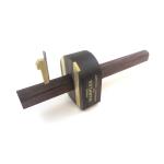 Joseph Marples JML108 - Cutting / Marking Gauge Solid Rosewood Half-Round Head with Brass Wear Strips