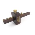 Joseph Marples JML109 - Adjustable Pin Marking / Mortise Gauge Solid Rosewood Square Head with Pull-Slide Pin Adjustment